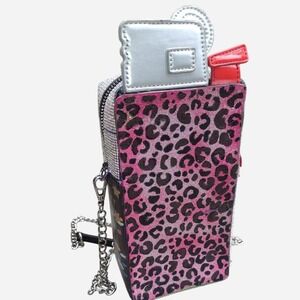 Current mood hand‎ painted cheetah bag lighter chain punk